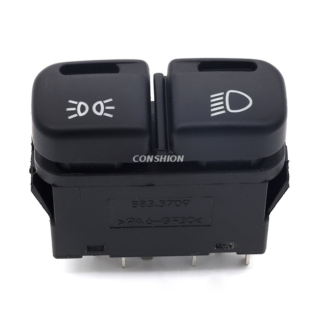 883.3709 Headlight Switch - for VAZ-2110/2115/2123