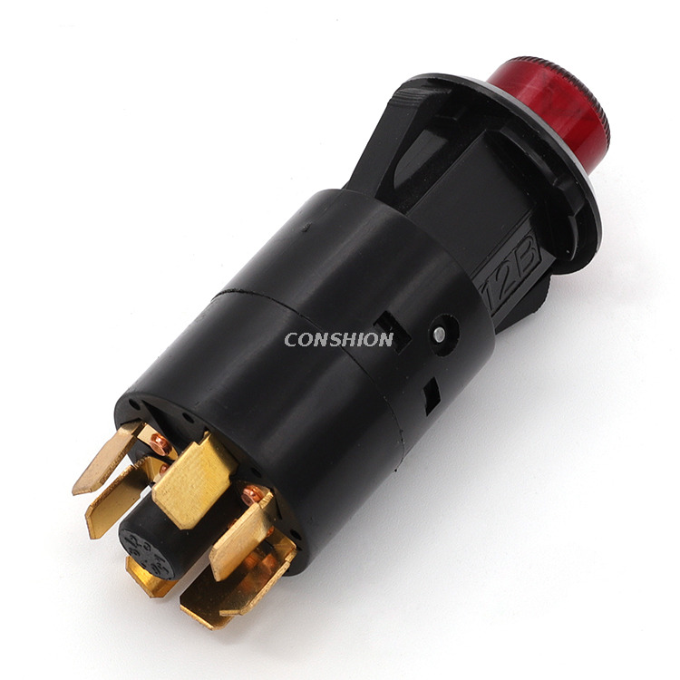 24.3710 Warning Light Switch - for GAZ/ZIL/KAMAZ