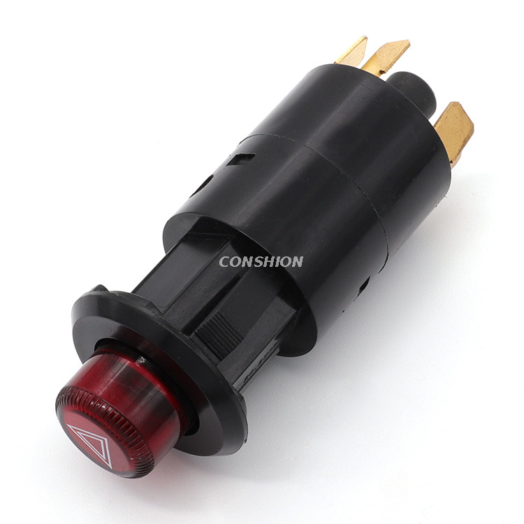 24.3710 Warning Light Switch - for GAZ/ZIL/KAMAZ